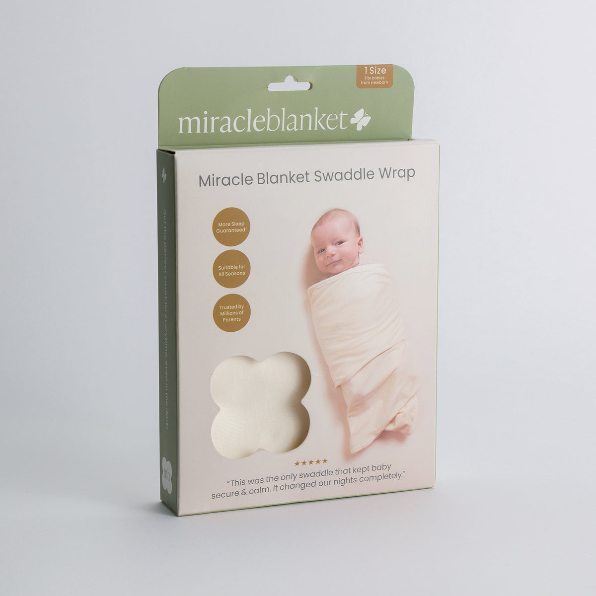 Miracle Blanket Swaddle Wrap - Cloud