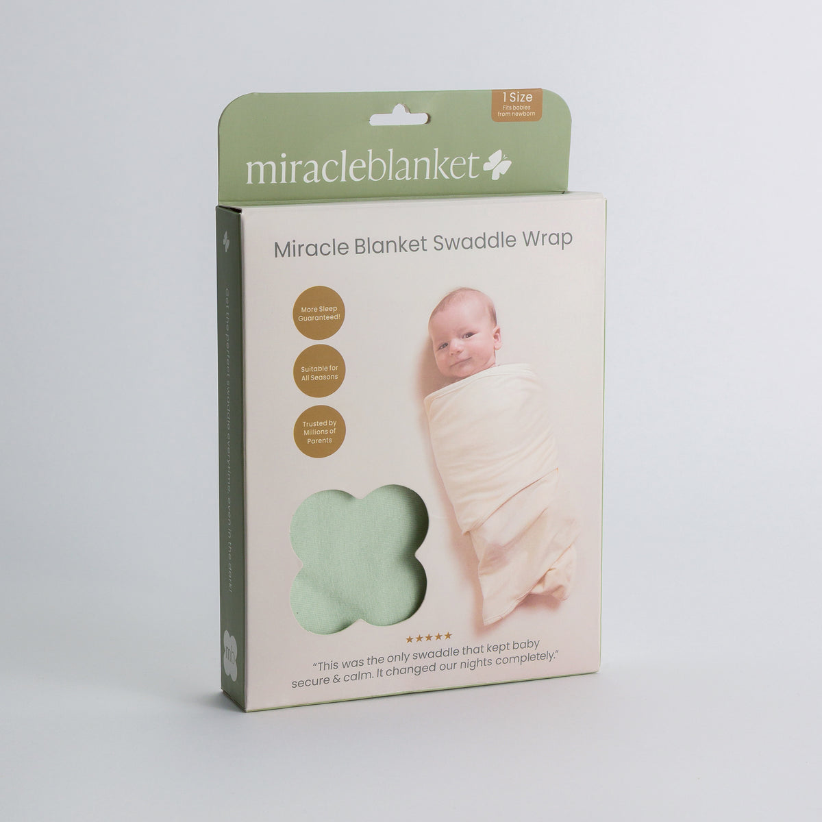 Miracle Blanket Swaddle Wrap - Sage