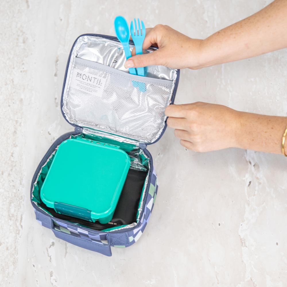 Mini Insulated Lunch Bag - Check Mate