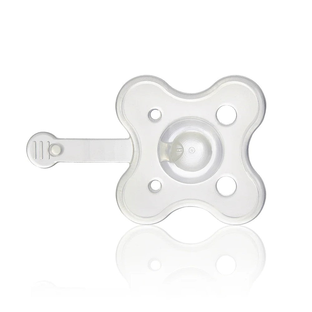 Frida Baby pacifier against white background.