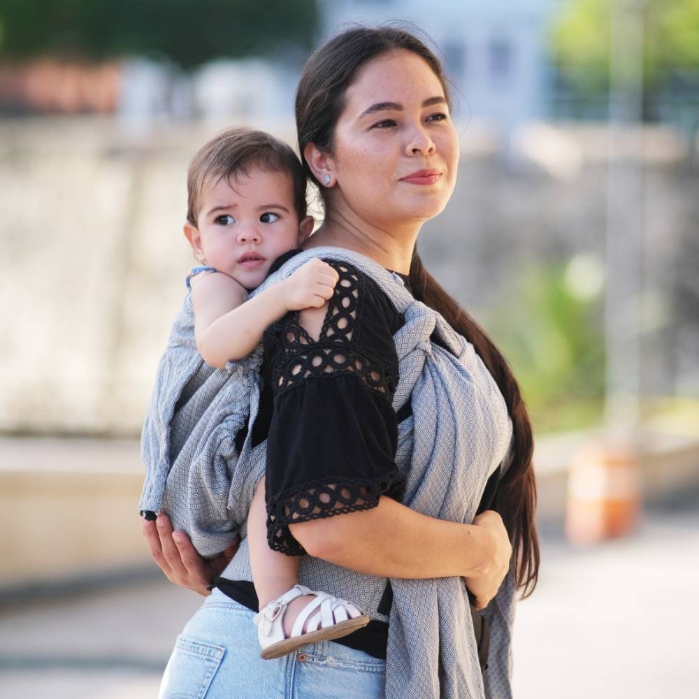 Half Buckle Carrier - Grey Diamond
