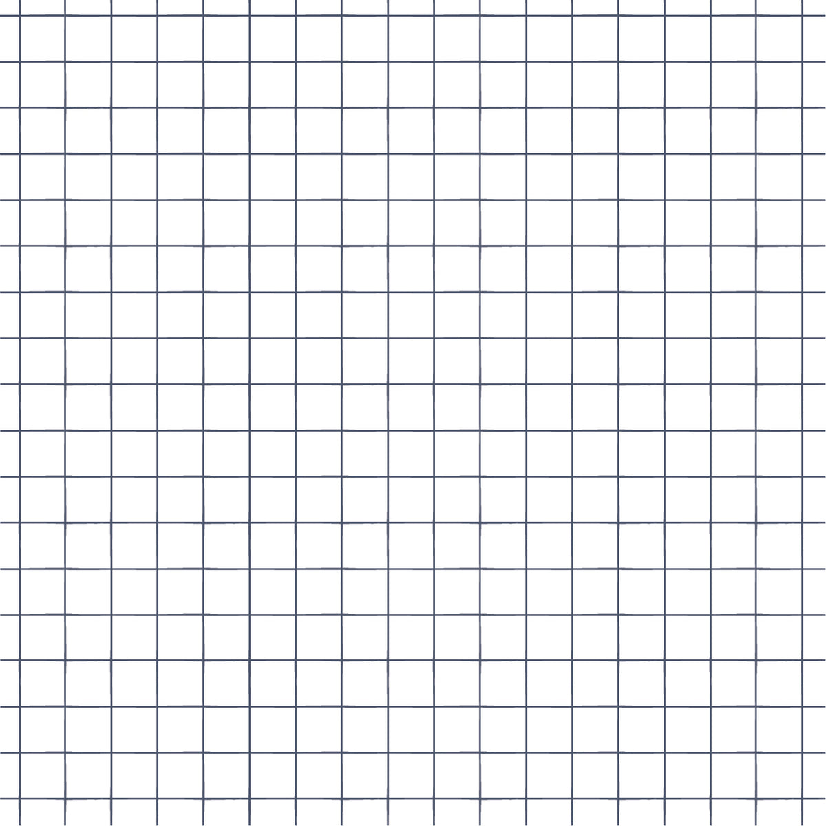 Navy Checker fitted sheet on white background
