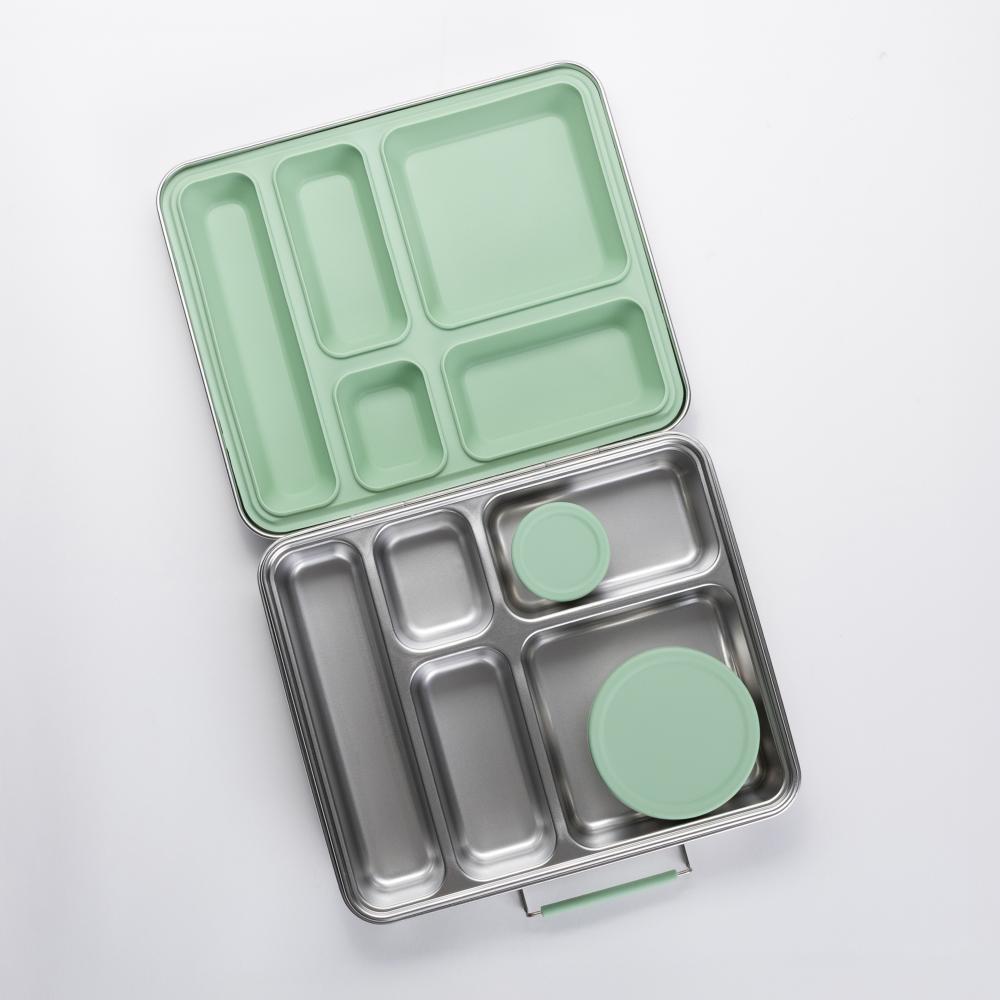 Stainless Steel Lunchbox Dipper Set - Sage
