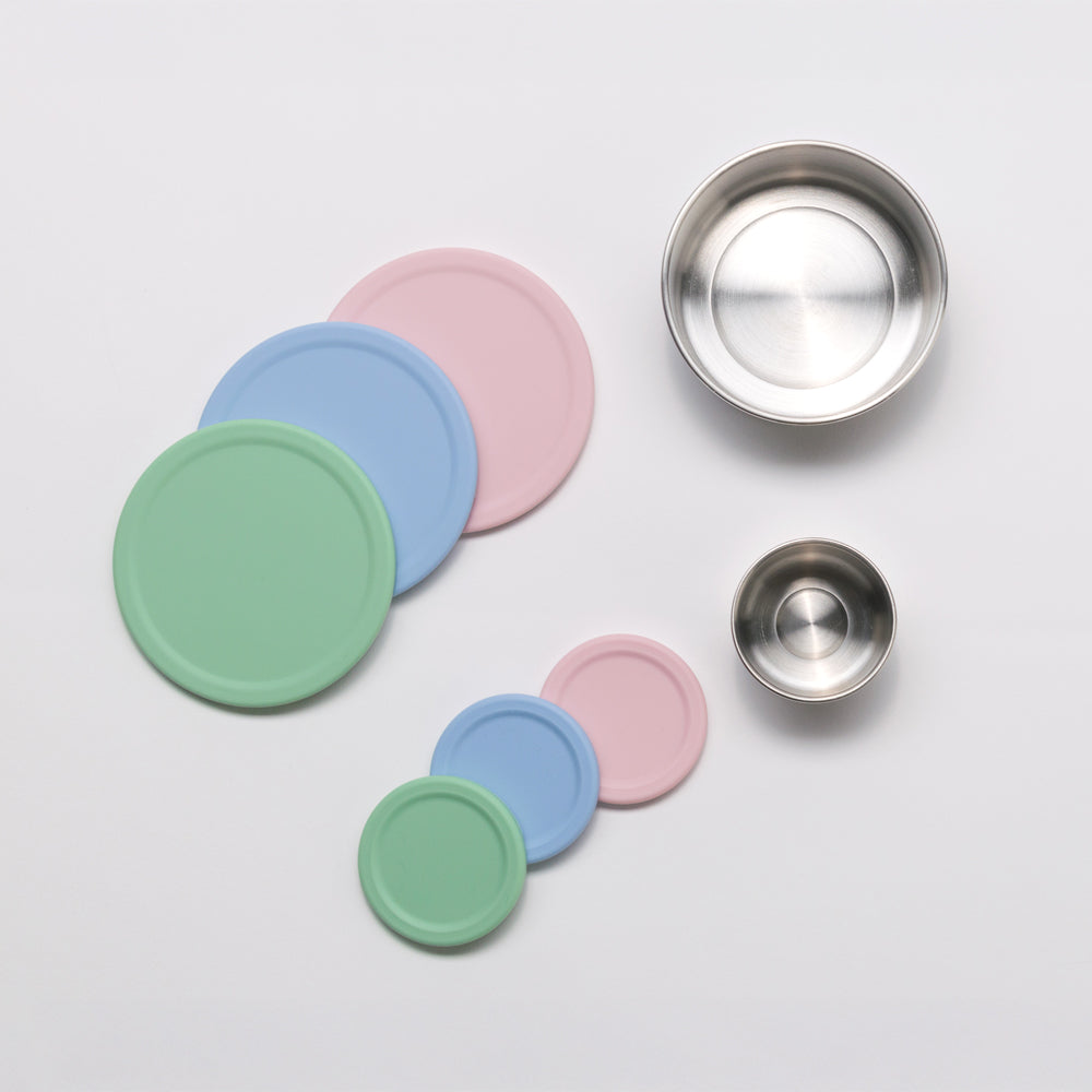 Stainless Steel Lunchbox Dipper Lids - Lavender