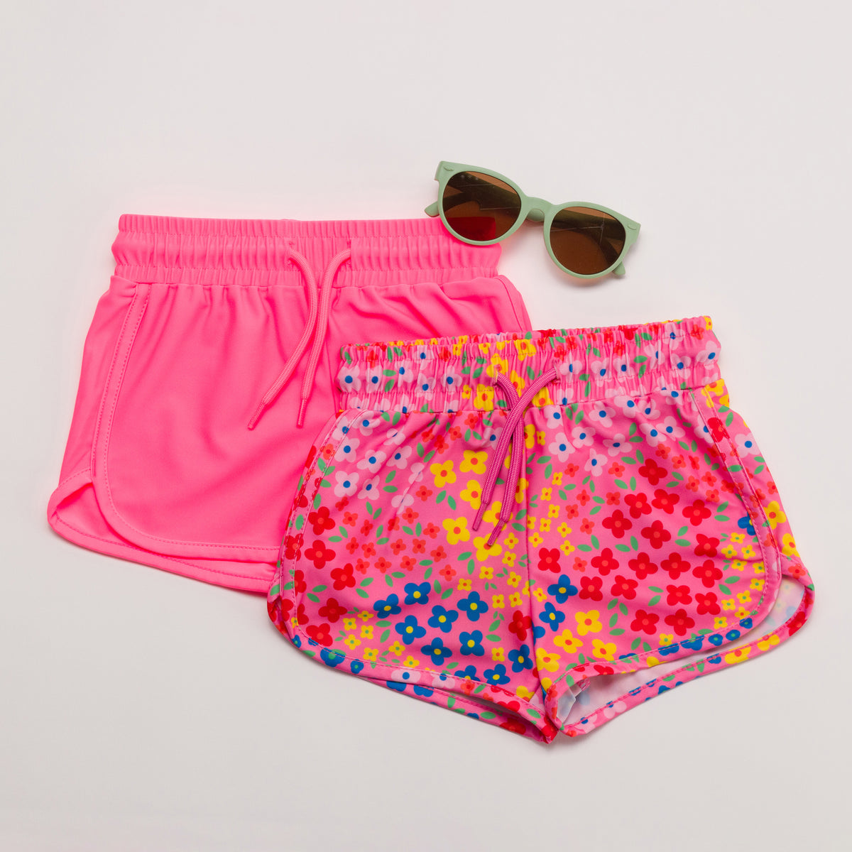 Neon Short Boardies - Neon Pink
