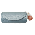 sage green waterproof children's play mat on white background