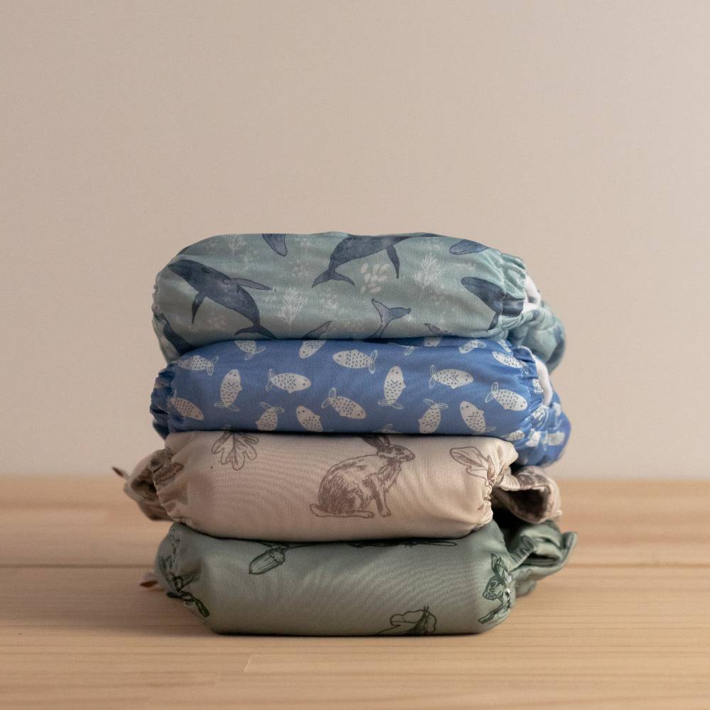 Straight Up Reusable Nappy Pants - Sage Rabbit
