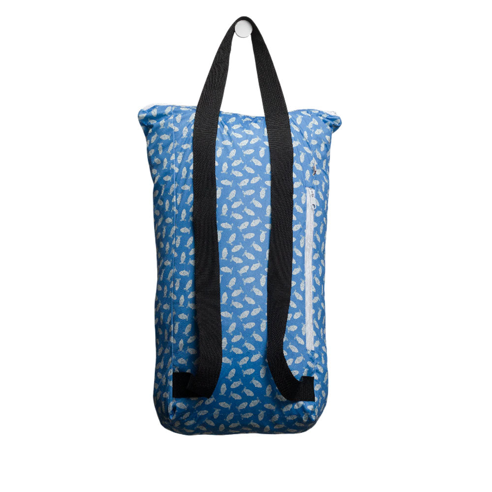 Large Swim Wet Bag - Blue Fish