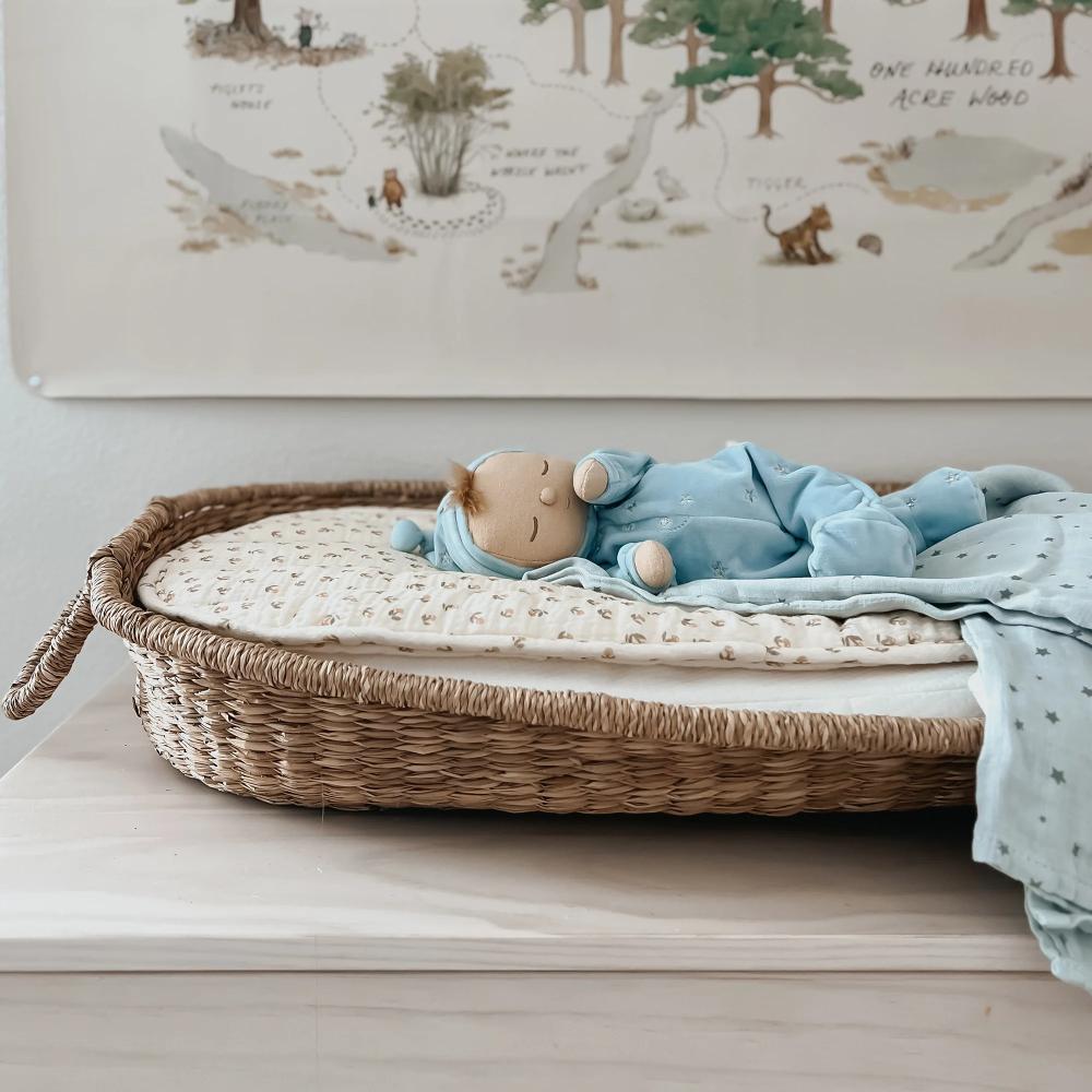 Lullaby Dozy Dinkum Doll - Leo Baby Blue