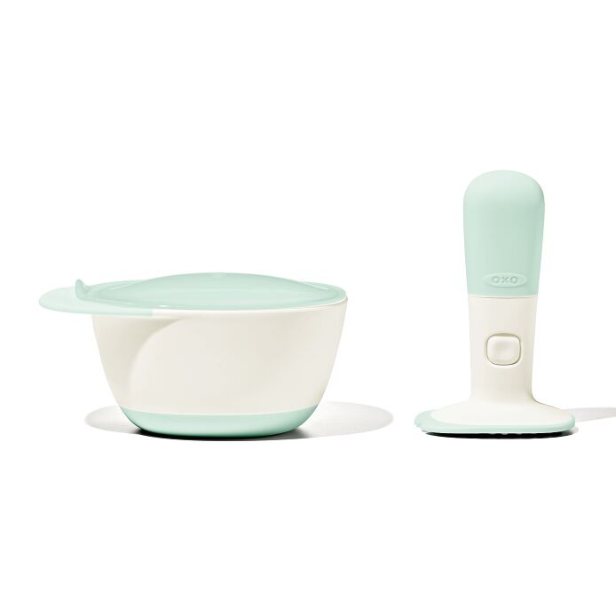 Baby Food Masher - Opal Mint