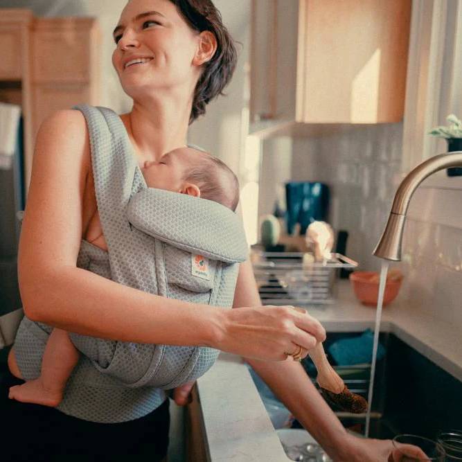Omni Deluxe All-in-One Baby Carrier - Midnight Blue Mesh