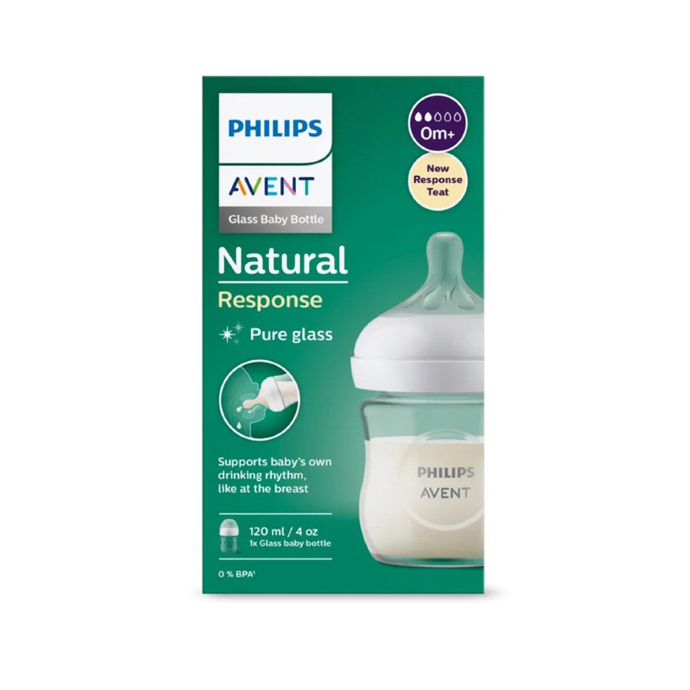 Avent Nature Response Glass Bottle