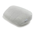 Gray lumber support pillow on a white background