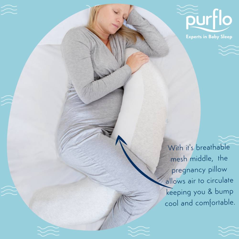 Breathe Pregnancy Pillow - Hazel