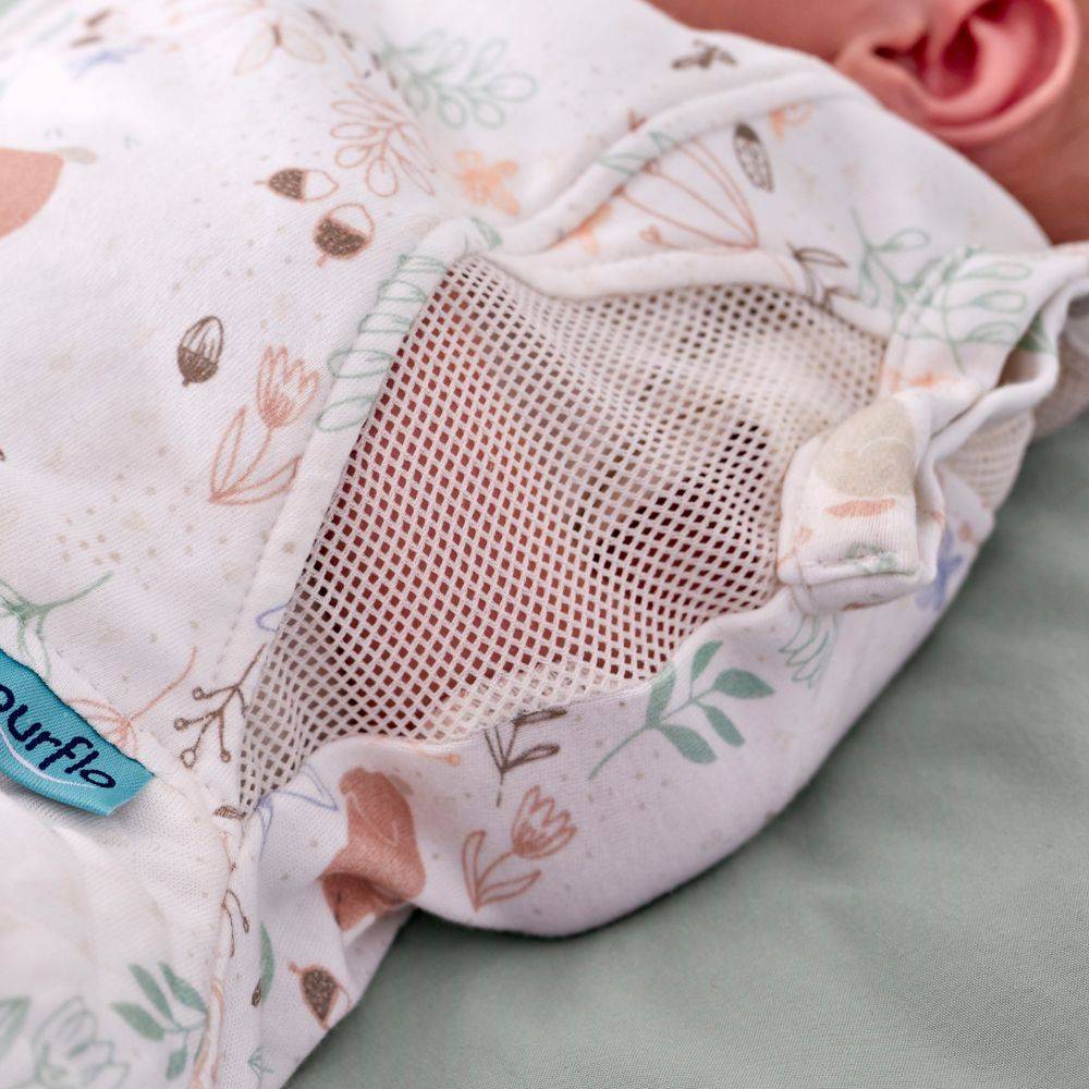 0.5 tog - Swaddle to Sleep Bag - Storybook Nutmeg