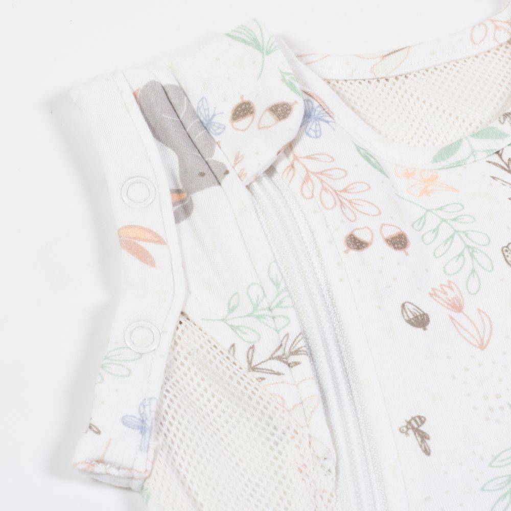 2.5 tog Swaddle to Sleep Bag - All Seasons - Storybook Nutmeg