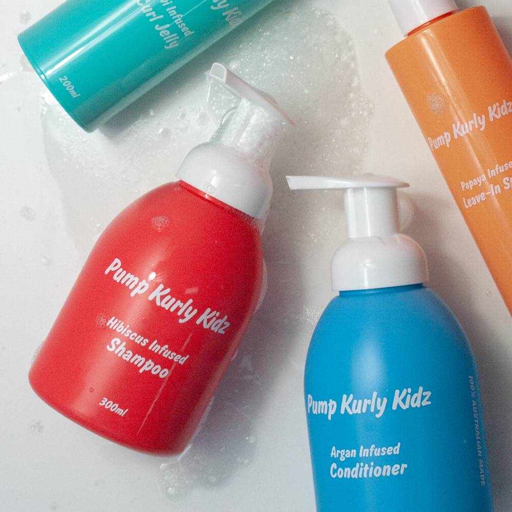 Pump Kurly Kidz Hibiscus Infused Shampoo