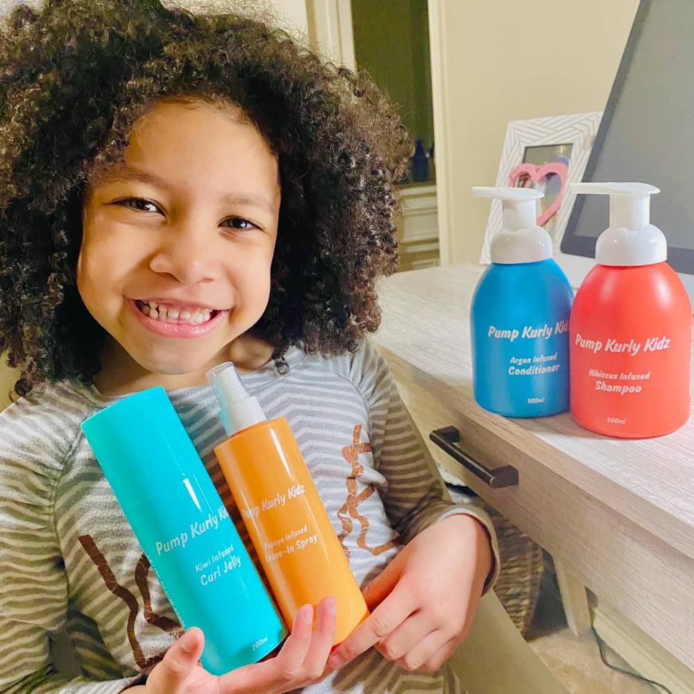 Pump Kurly Kidz Papaya Infused Leave-In Spray