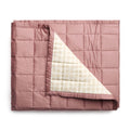 Quilted Coverlet Blanket - Rosy Gingham