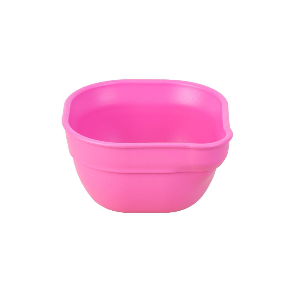 A Re-Play Dip 'n' Pour Bowl - Bright Pink on a white background