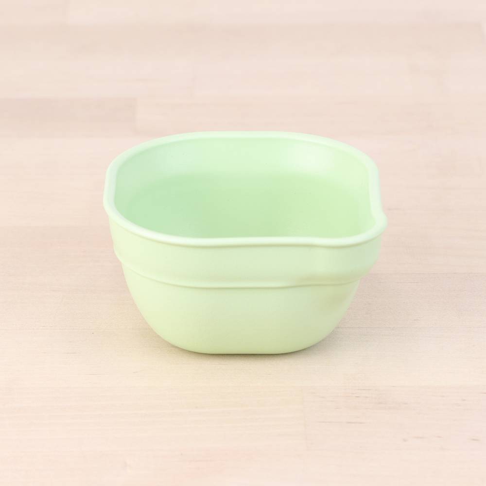 A Re-Play Dip 'n' Pour Bowl - Leaf on a white background