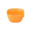 A Re-Play Dip 'n' Pour Bowl - Orange on a white background