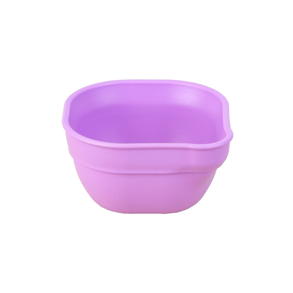 A Re-Play Dip 'n' Pour Bowl - Purple (Lilac) on a white background