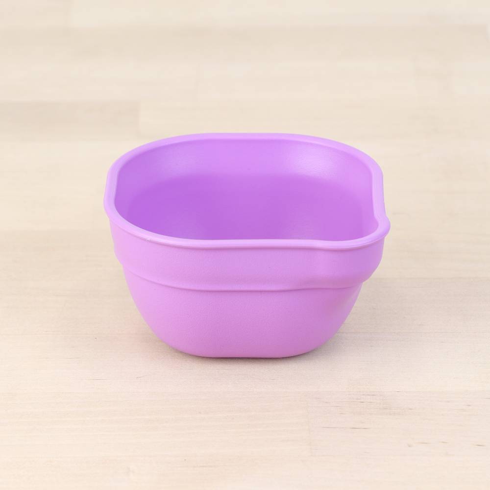 A Re-Play Dip 'n' Pour Bowl - Purple (Lilac) on a white background