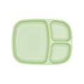 A Re-Play Divided Tray - Leaf on a white background