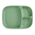 A Re-Play Divided Tray - Sage on a white background