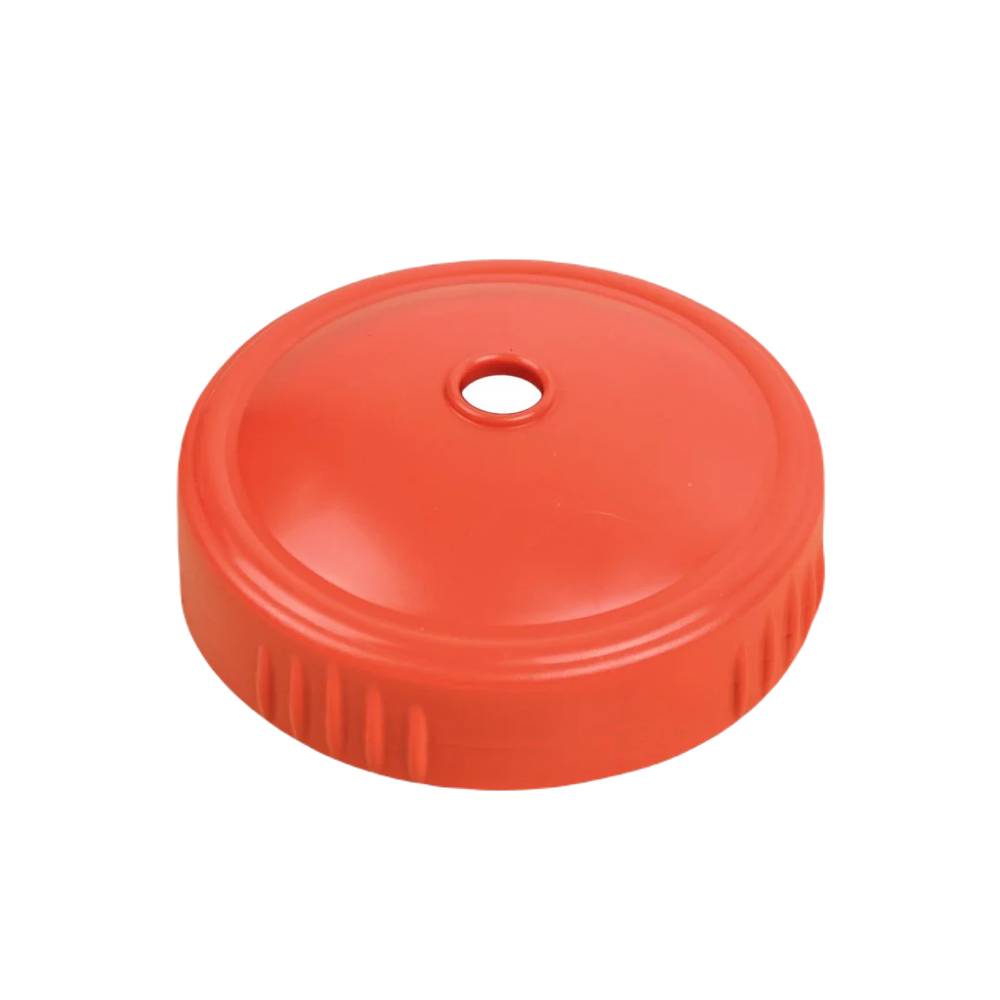 A Red Re-Play Straw Cup Lid Only - Red on a white background