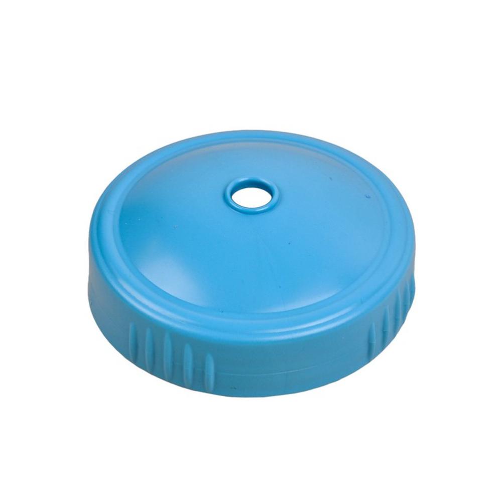 A Sky Blue Re-Play Straw Cup Lid Only - Sky Blue on a white background