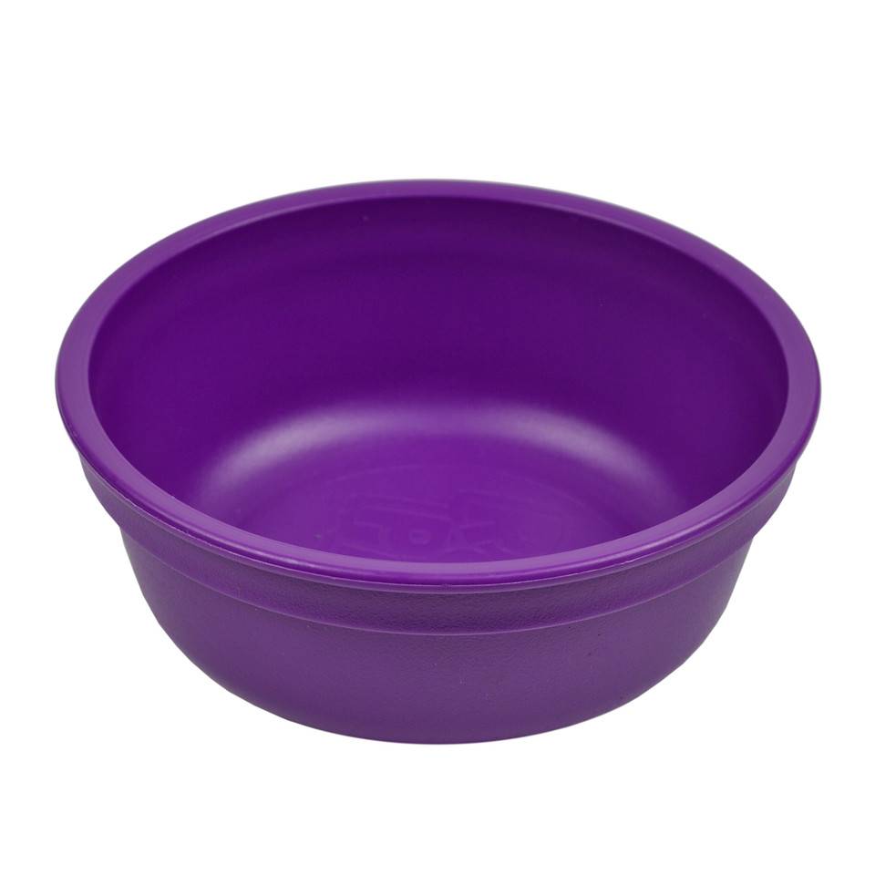 A Small Re-Play Bowl - Amethyst (Dark Purple) - on a white background