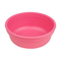 A Large Re-Play Bowl - Bright Pink - on a white background