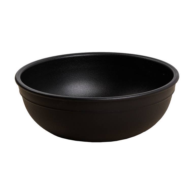 A Small Re-Play Bowl - Black - on a white background