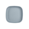 A Small Re-Play Flat Plate - Grey on a white background