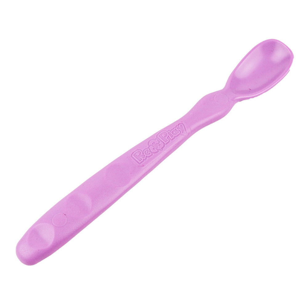 A Re-Play Infant Spoon - Purple (Lilac) on a white background