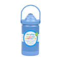 A  Re-Play Insulated Water Bottle - Denim on a white background