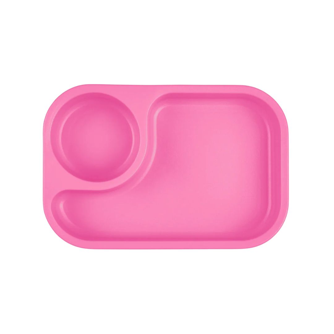 A Bright Pink Re-Play Tiny Tray - Bright Pink on a white background