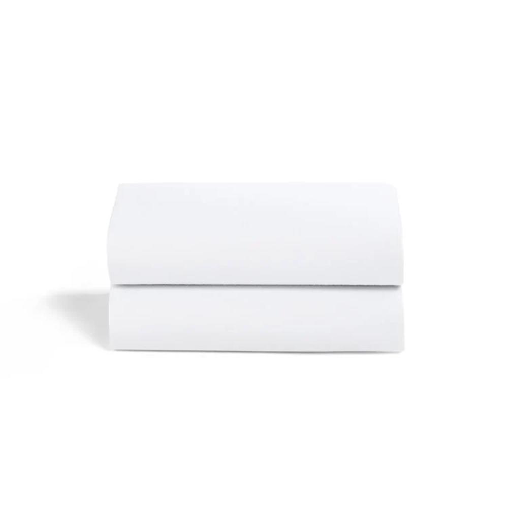 SnuzPod5 Fitted Sheets 2pk - White