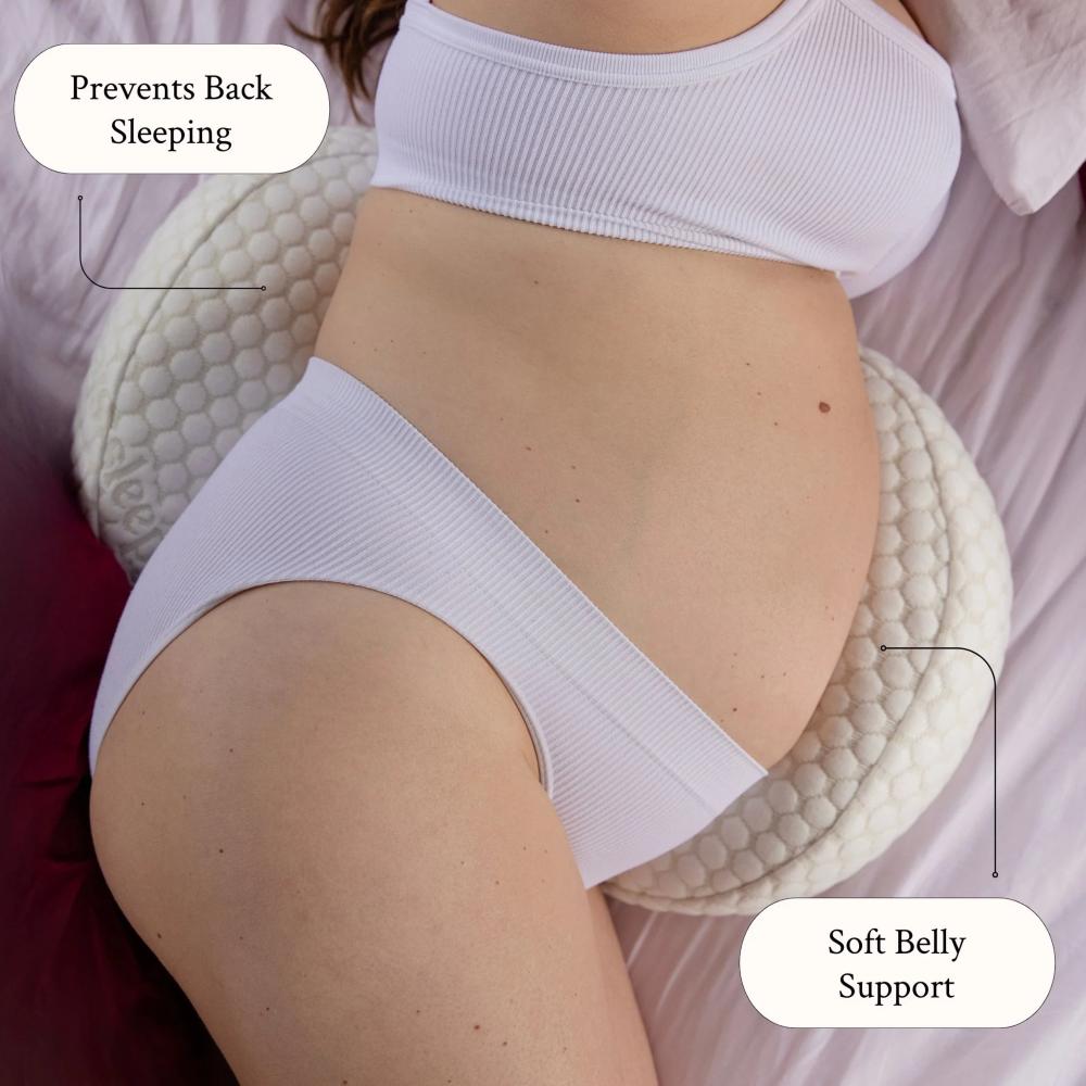 Pregnancy Pillow - Linen (Soft Grey)