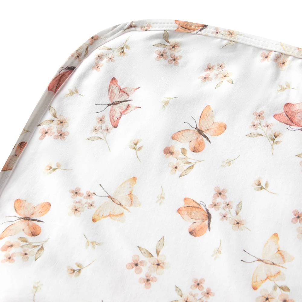 Jersey Wrap & Topknot - Butterfly