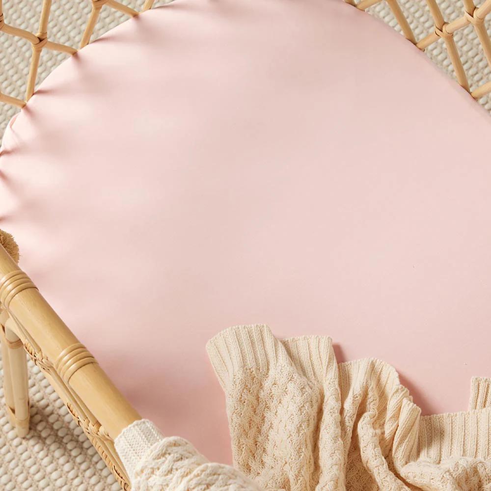 Bassinet Sheet / Change Pad Cover - Baby Pink