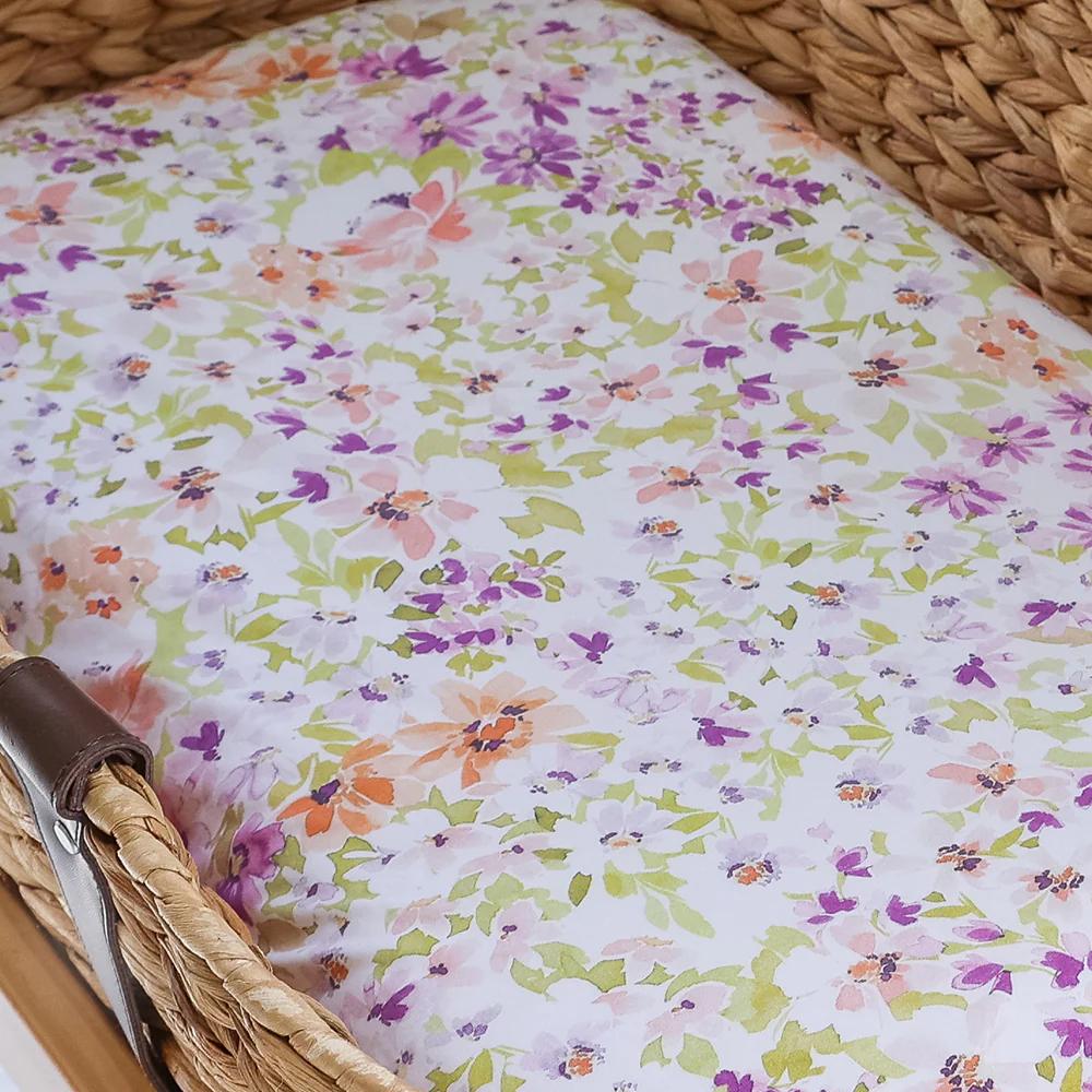 Bassinet Sheet / Change Pad Cover - Isla