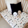 Fitted Cot Sheet - Trains