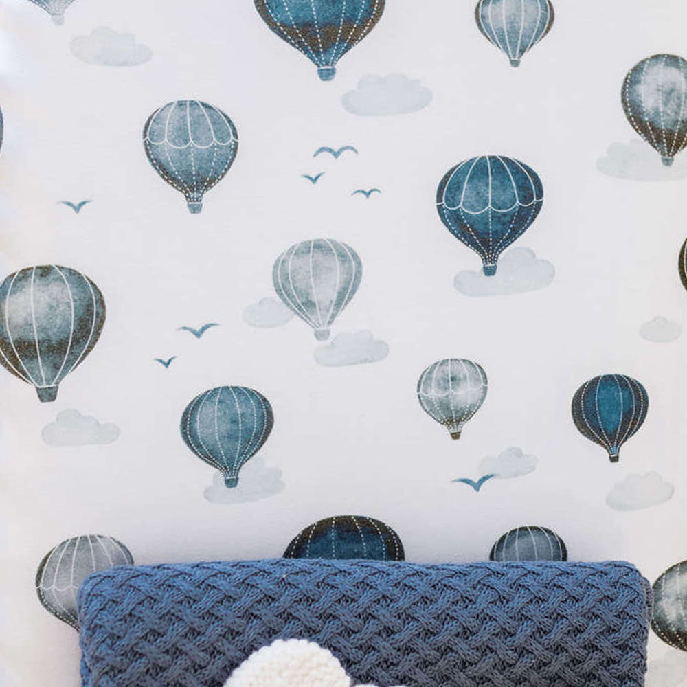 Fitted Cot Sheet - Cloud Chaser