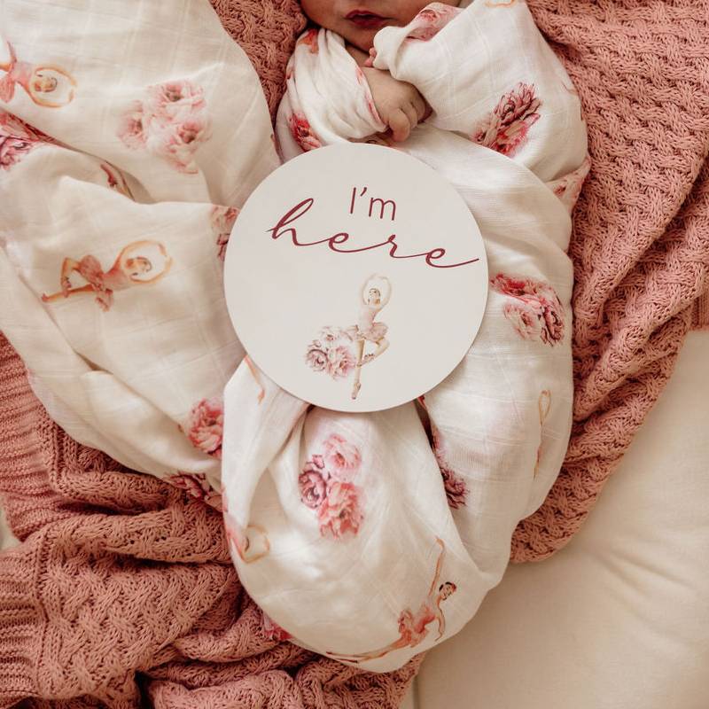 Reversible Milestone Cards - Ballerina & Rosa