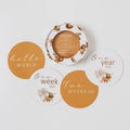 Reversible Milestone Cards - Lion & Sunrise Gold