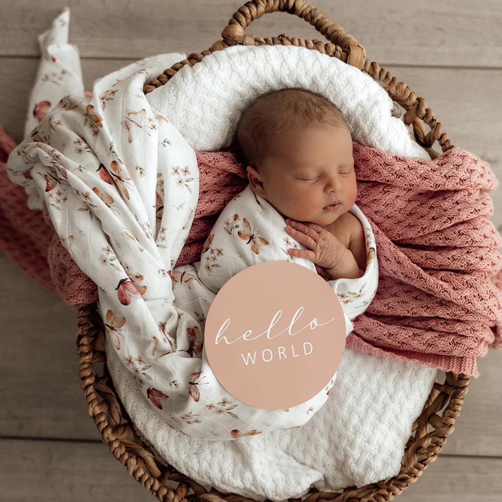 Reversible Milestone Cards - Butterfly & Pink Sand