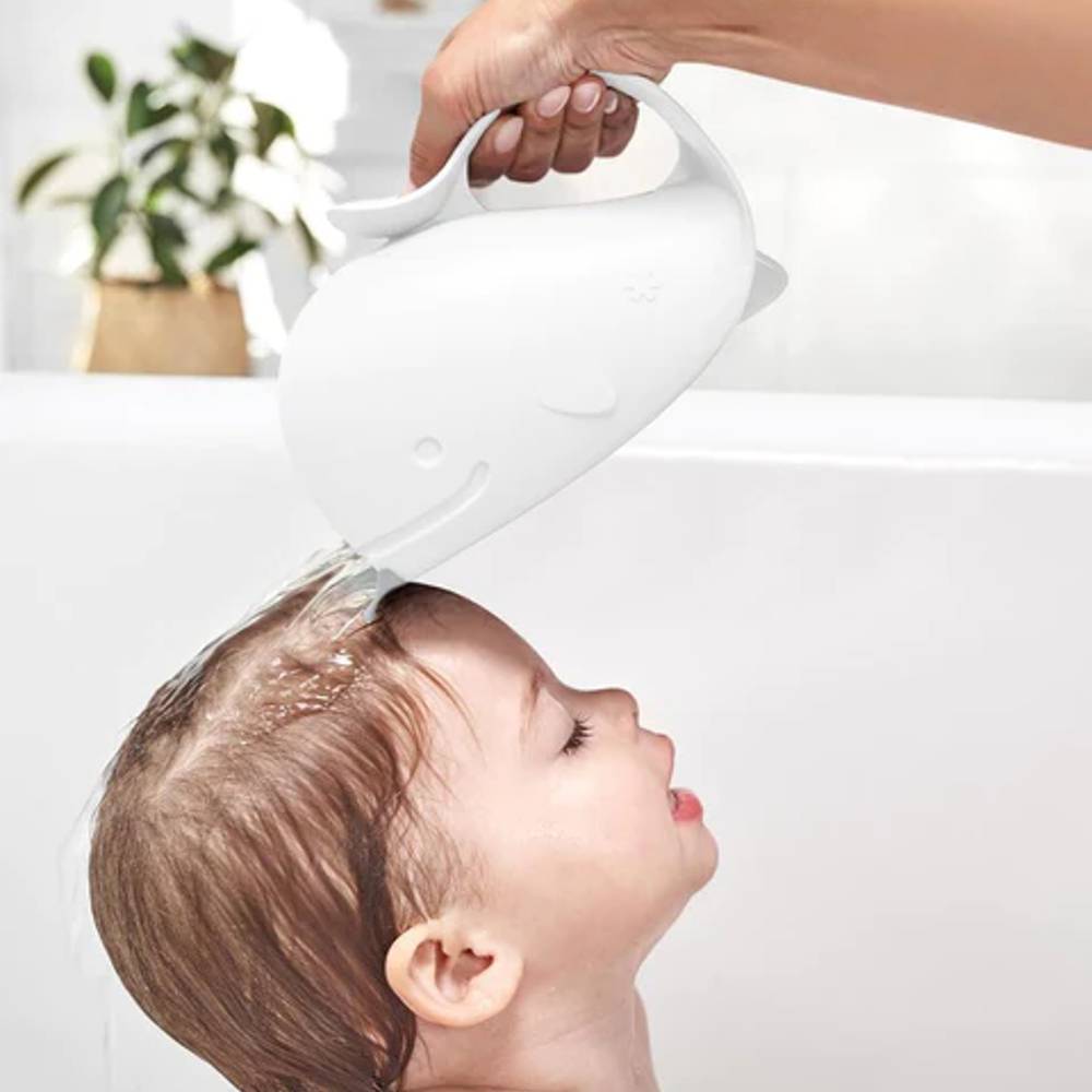 Moby Waterfall Bath Rinser - White